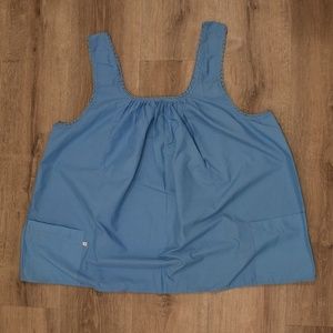 NWOT Blue Summer Yoga Blouse